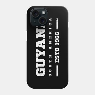 Guyana Estb 1966 South America Phone Case