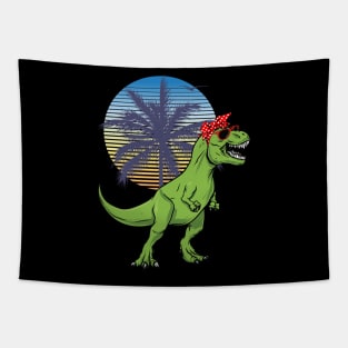 AuntieSaurus Dinosaur T rex Dino Mothers' Day Auntie Saurus Tapestry