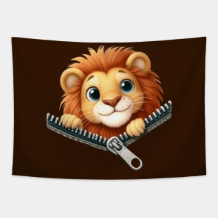 Cute Lion Tapestry
