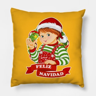 Child's Play - Feliz Navidad - Chucky Pillow