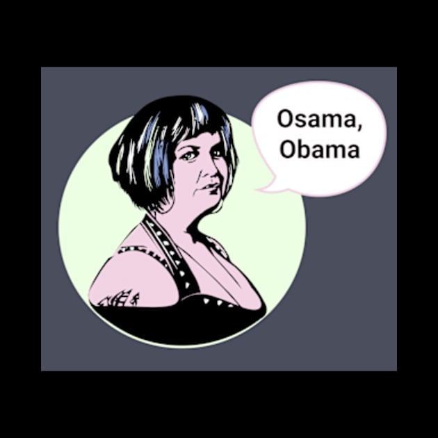 Gavin and Stacey Pop Art 'Osama, Obama' by Gallery XXII