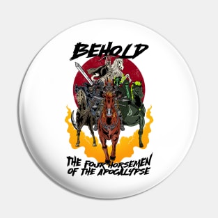 Apocalyptic Elegance: The Four Horsemen Unleashed Pin