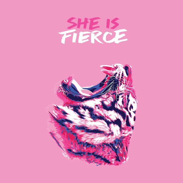 She is Fierce by polliadesign