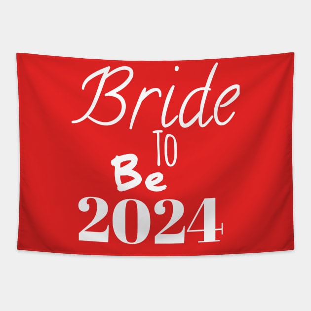 Bride to be 2024 Tapestry by Spaceboyishere