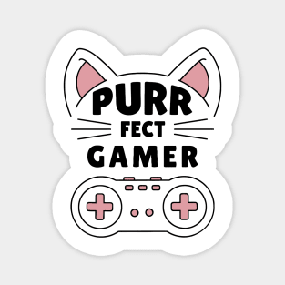 PURR-fect gamer Magnet