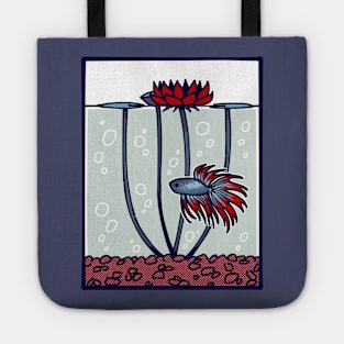 Betta and Waterlily Tote