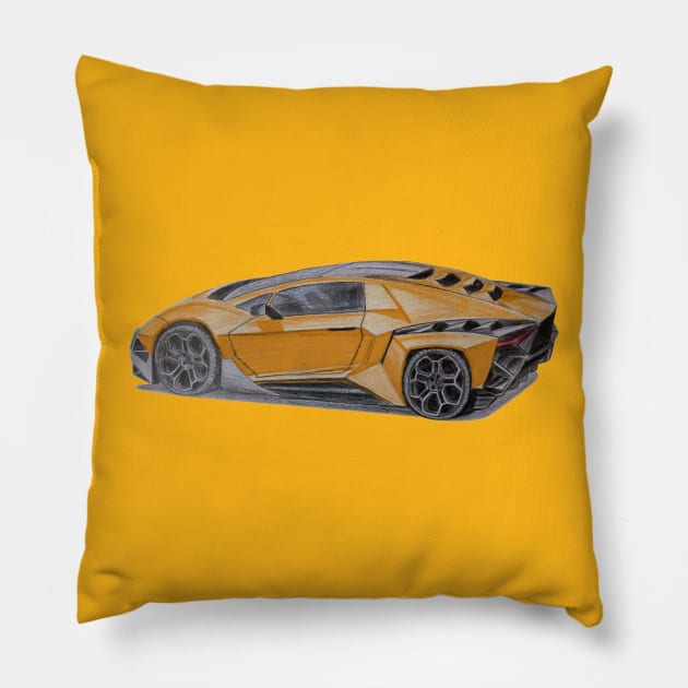 Lamborghini Pillow by An.D.L.