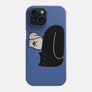 Squirrel and Black Cat Phone Case