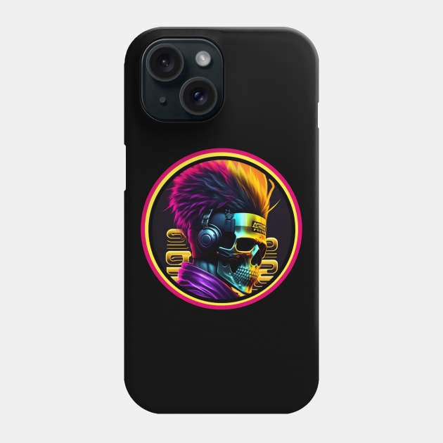 Cyberpunk Not Dead Phone Case by QuirkyPrintShop