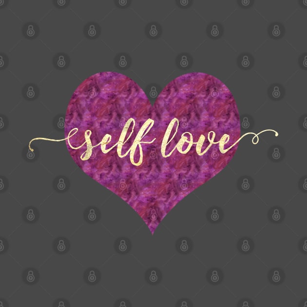 SELF LOVE | Gold Foil by ABcreative