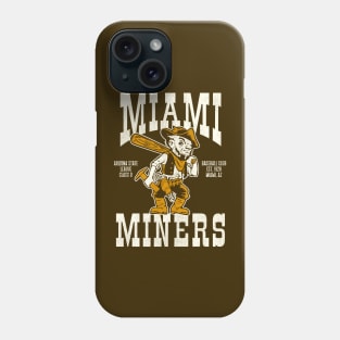 Defunct Miami Miners Baseball Team Phone Case