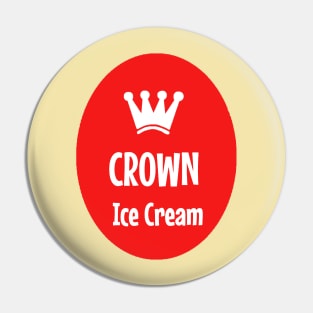 Crown Ice Cream Pin