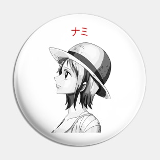 Nami B&W Pin