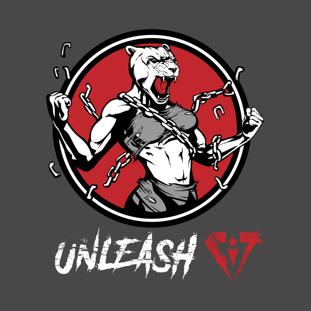 "White Lioness" of UnleashFIT by Dave Franciosa (White lettering) by CoachAL
