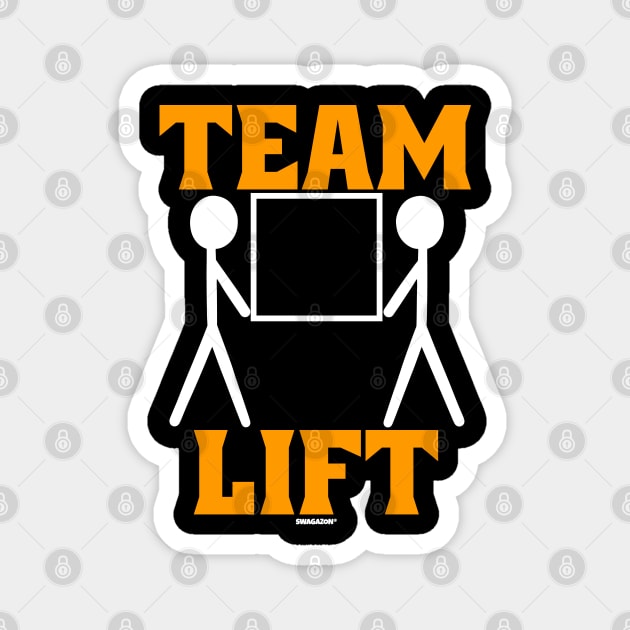 Team Lift Heavy Warning Warehouse Magnet by Swagazon