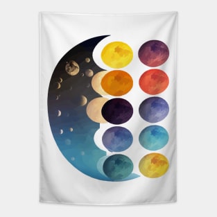 Lunar Phases Unveiled - Embrace the Dance of the Moon Tapestry