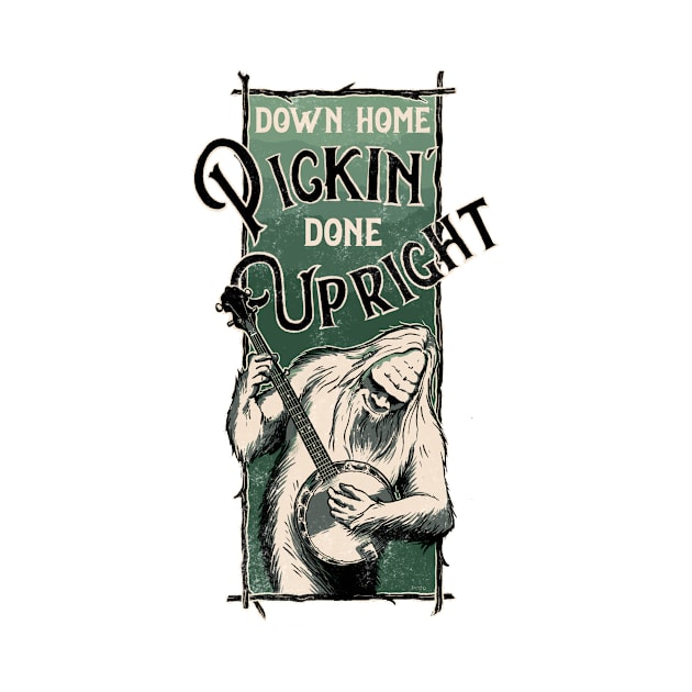 Down Home Pickin' Done Upright by JonathanDodd_Draws