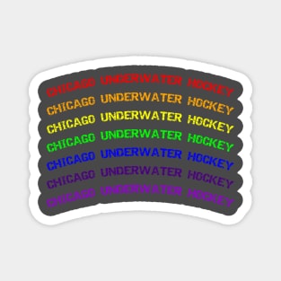 Chicago Underwater Hockey Pride Magnet