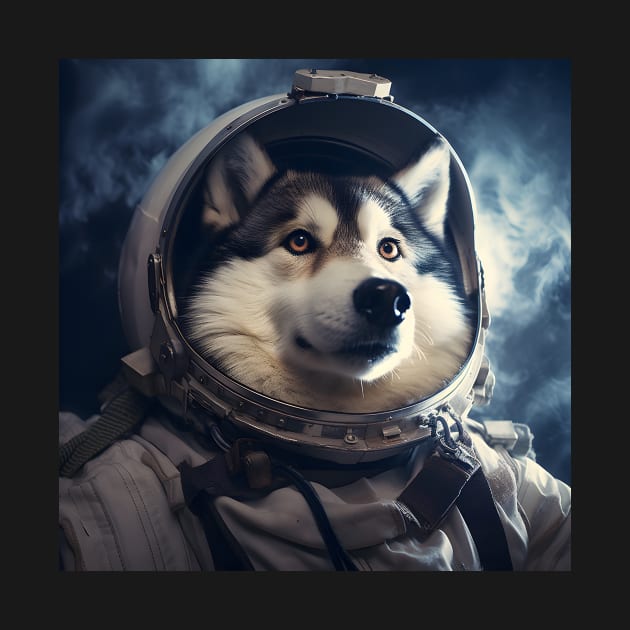 Astro Dog - Alaskan Malamute by Merchgard