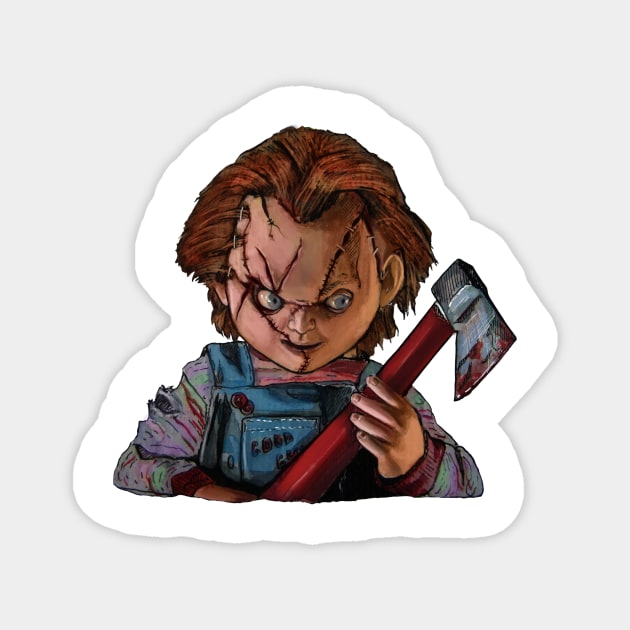 Chucky Magnet by rebelshop