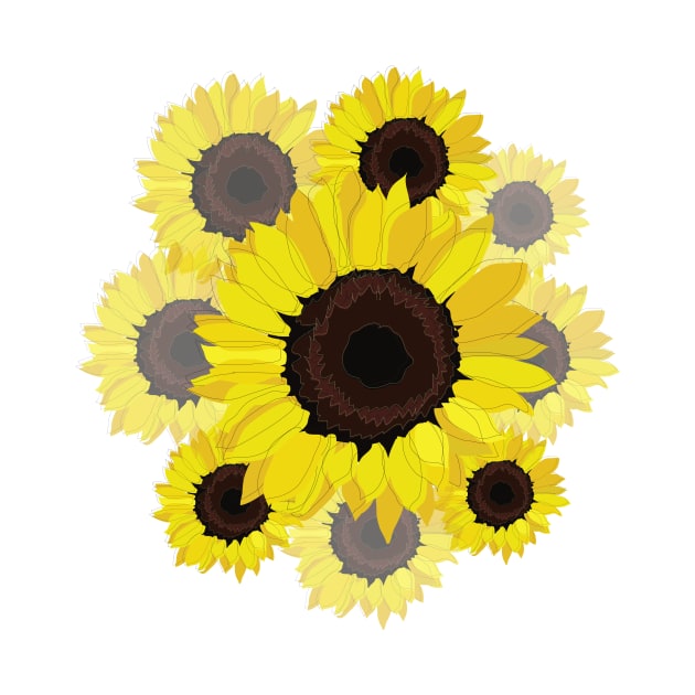 Sunflowers by dddesign