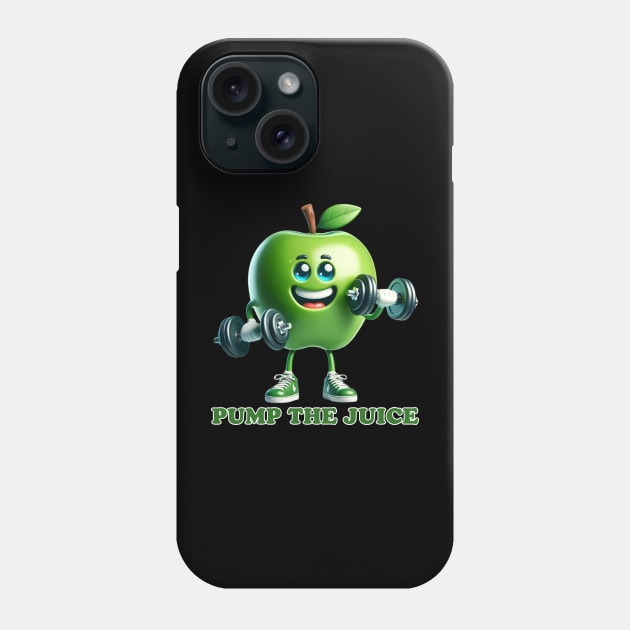 Apple Athlete: Fresh Fitness Enthusiast Phone Case by vk09design