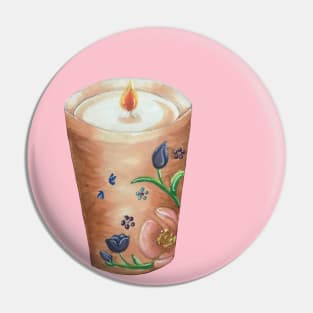 Floral Candle Pin