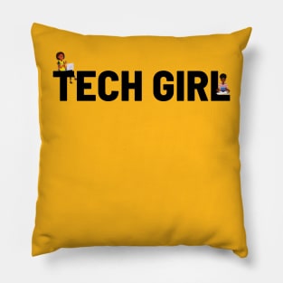 TechGirl Logo Pillow