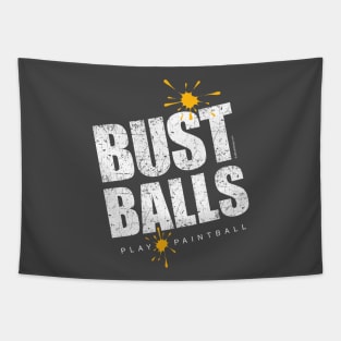 Bust Balls (Paintball) Tapestry