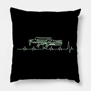 Pulse. Rifle. Green. Pillow