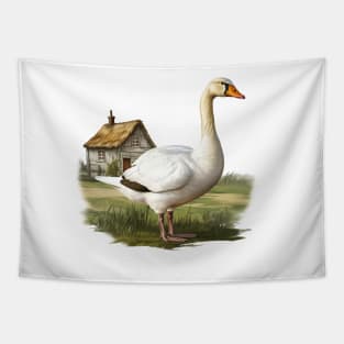 White Goose Tapestry