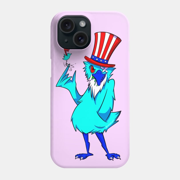 Blue Twitter Phone Case by NetJan