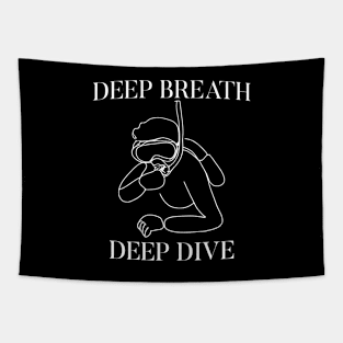 Deep Breath Deep Dive Tapestry