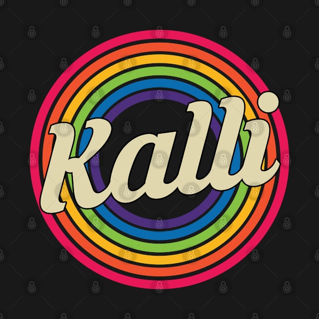 Kalli - Retro Rainbow Style by MaydenArt