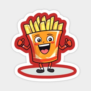 Cute French Fries T-Shirt cute characters Magnet