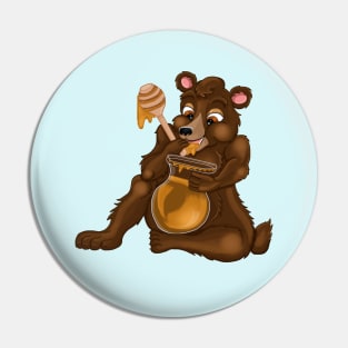 Honey Bear Cub Pin