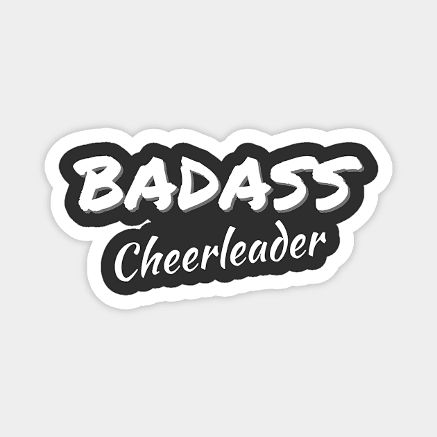 Badass Cheerleader Magnet by Tracy