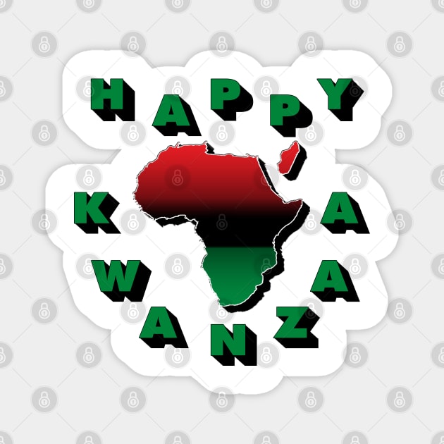 Happy Kwanzaa Magnet by IronLung Designs