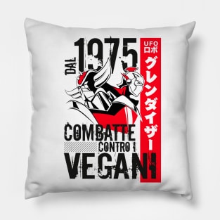 046b Goldrake Contro Vegani Pillow