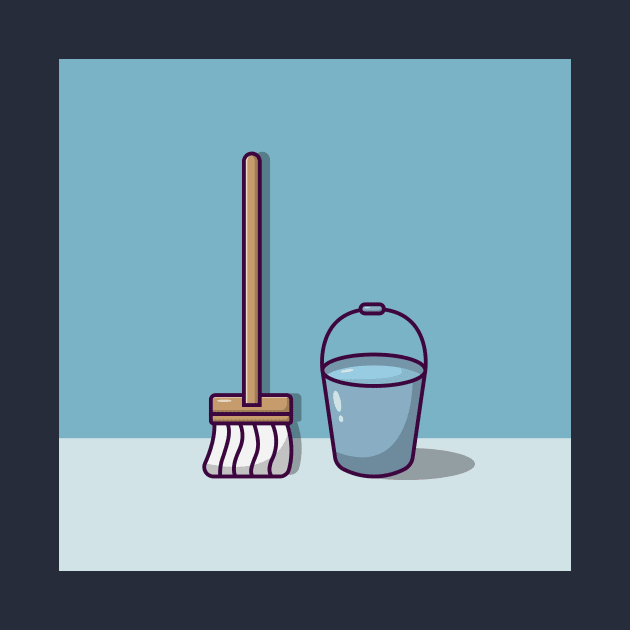 Mop and Bucket by KH Studio