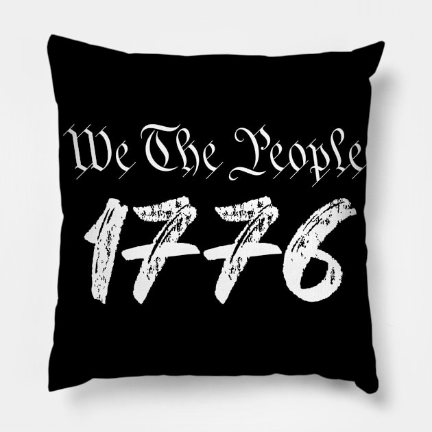 We The People 1776 4th of July Pillow by JB.Collection