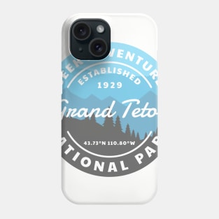 Grand Teton National Park Retro Phone Case