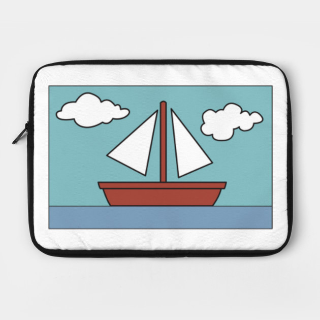 The Simpsons Sailboat Painting Simpsons Laptop Case Teepublic