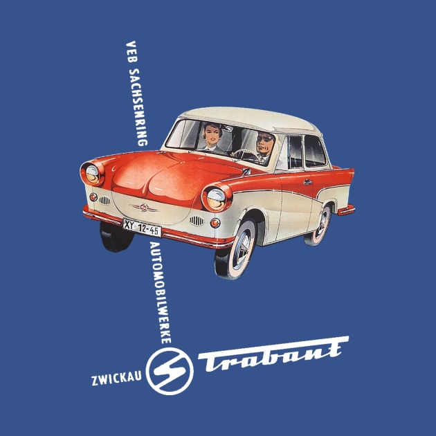 Trabant 601 Vintage Ad by Drafted Offroad