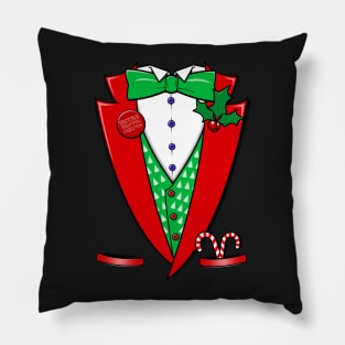 The Festive Tuxedo Pillow