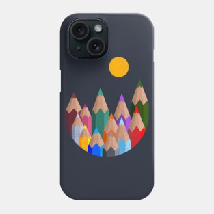 12 Color Mountains Phone Case