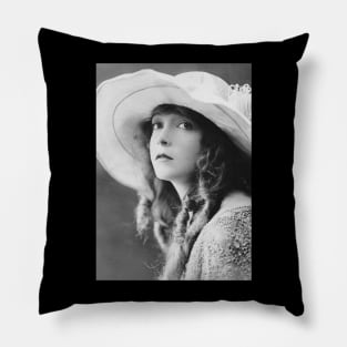 Silent Siren Lillian Gish Pillow