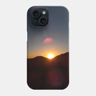 Setting sun Phone Case