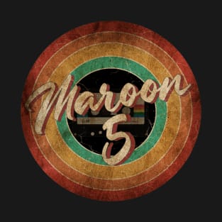 Maroon 5 Vintage Circle Art T-Shirt
