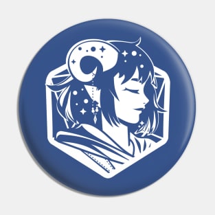 Jester White Pin